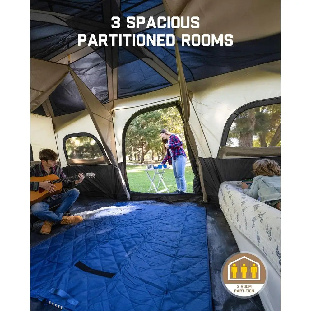 YTYIN Instant Cabin Tent For Large Groups, Fast Setup