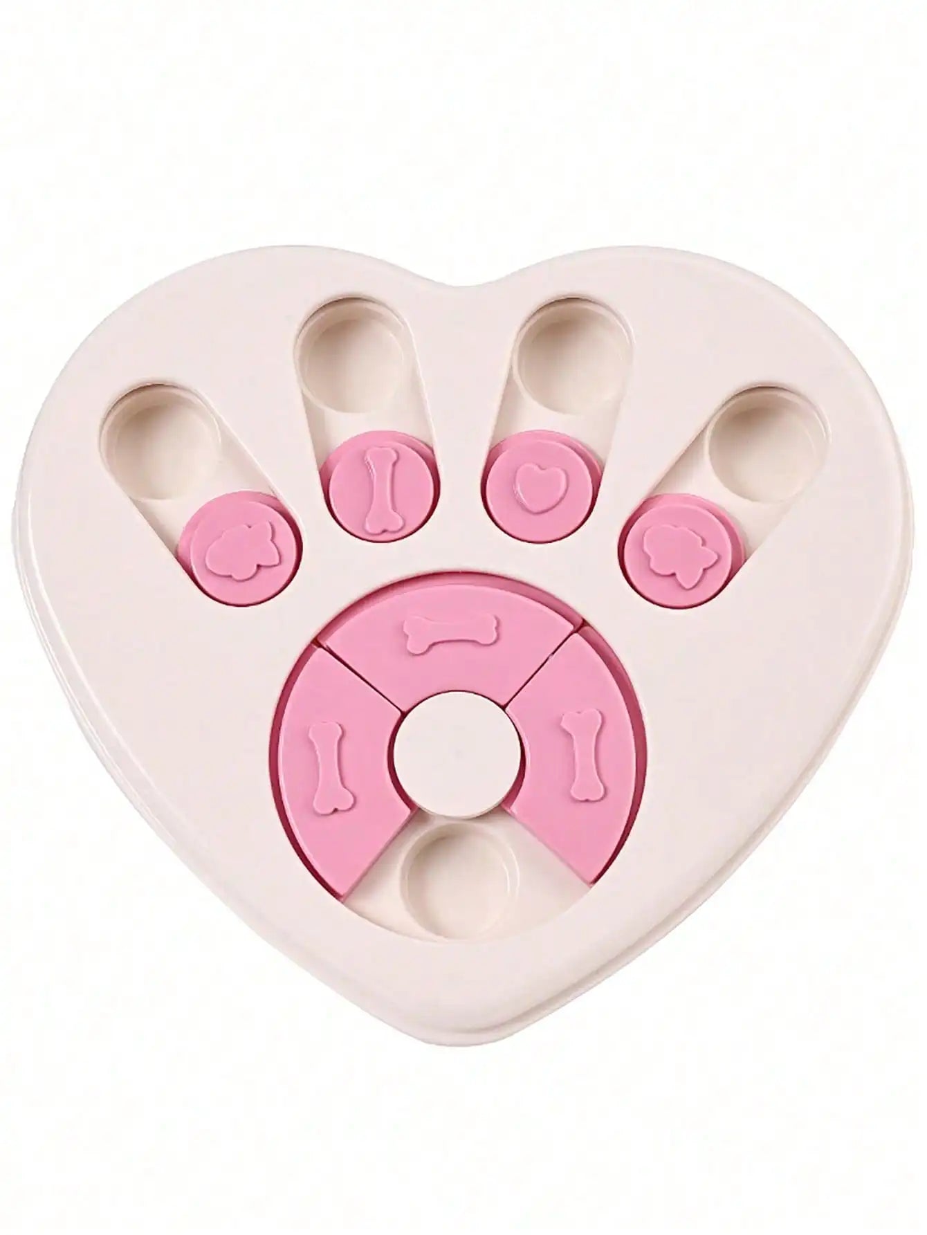 Durable Interactive Dog Cat Slow Feeder Bowl Puzzle Food Dispenser