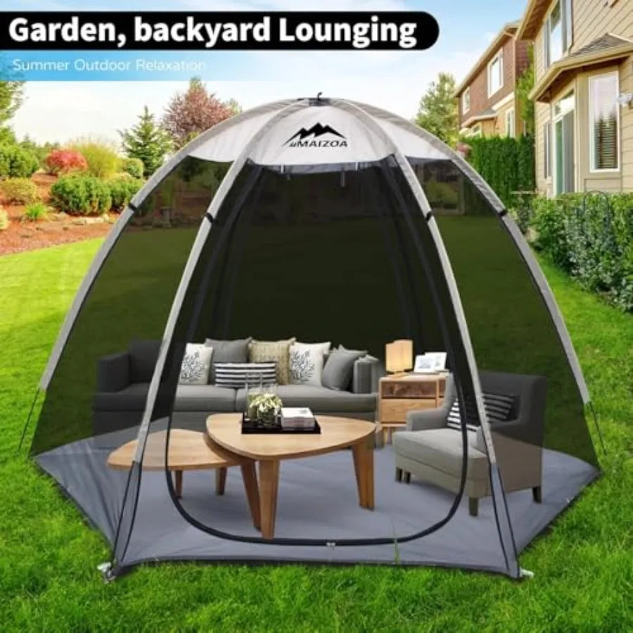 Screen House Tent Mesh Shelter For Outdoor Family Backyard Use