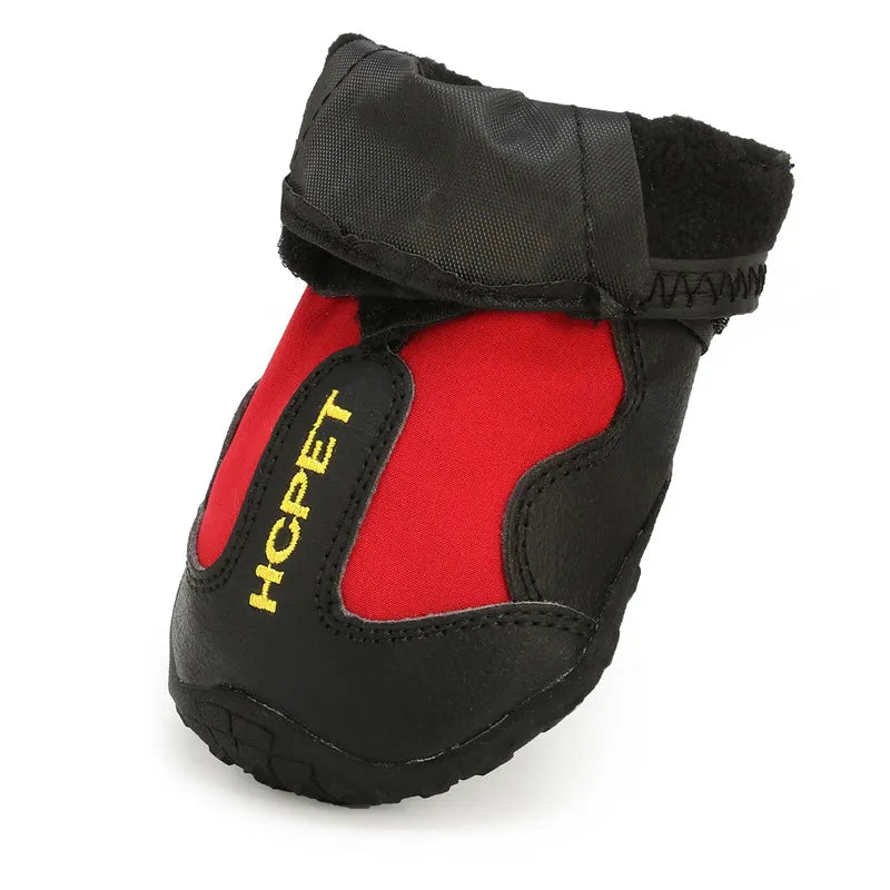 HCPET Waterproof Outdoor Dog Boots Set Durable Breathable