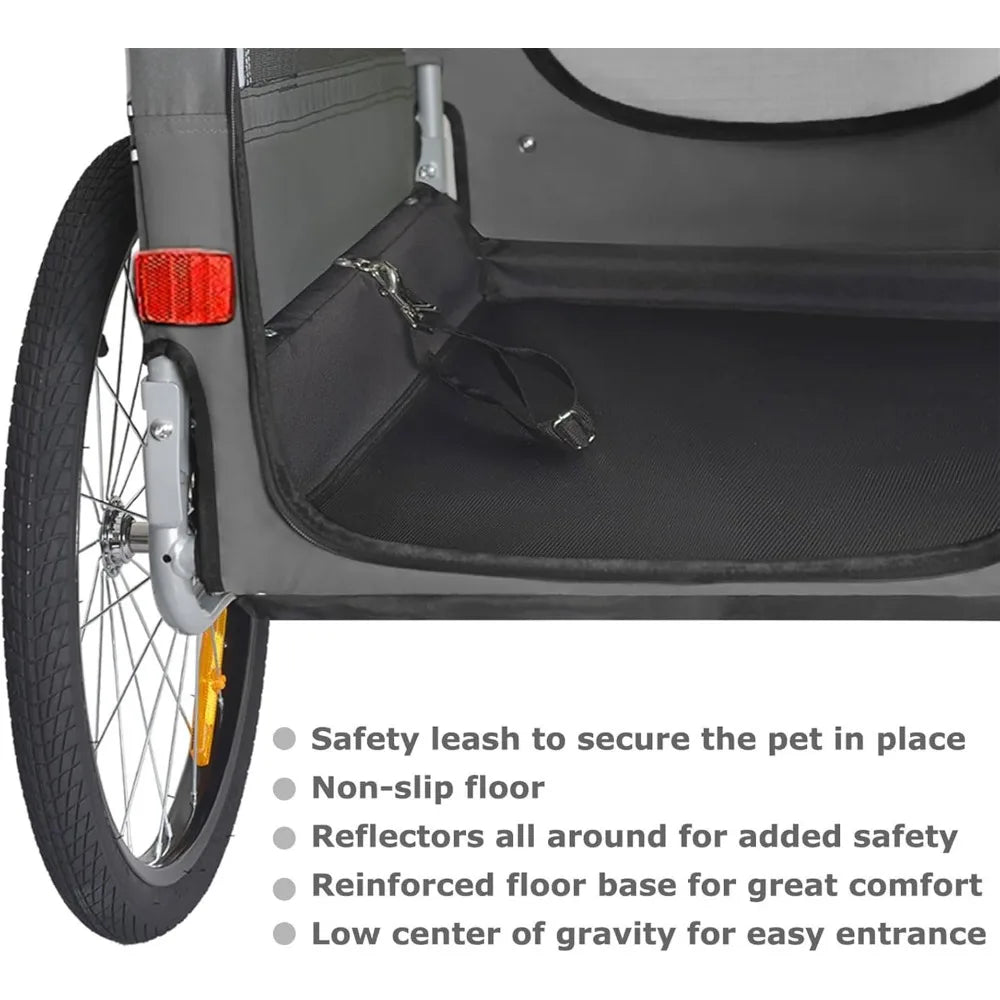 Pet Bike Trailer For Large Dogs And Multiple Small Dogs