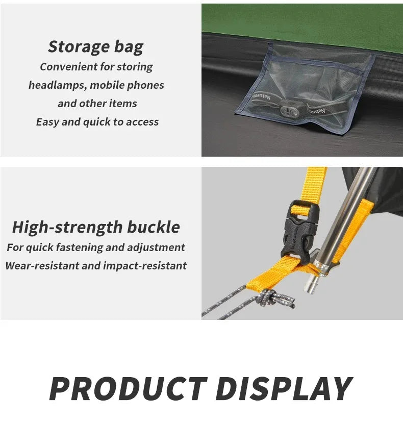 Naturehike Mongar Two Person Ultralight Camping Tent for Hiking
