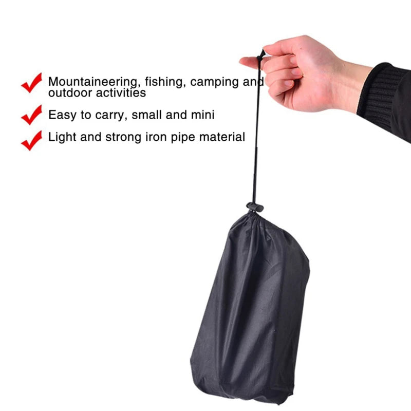 Portable Aluminum Outdoor Folding Chair With Carry Bag For Camping