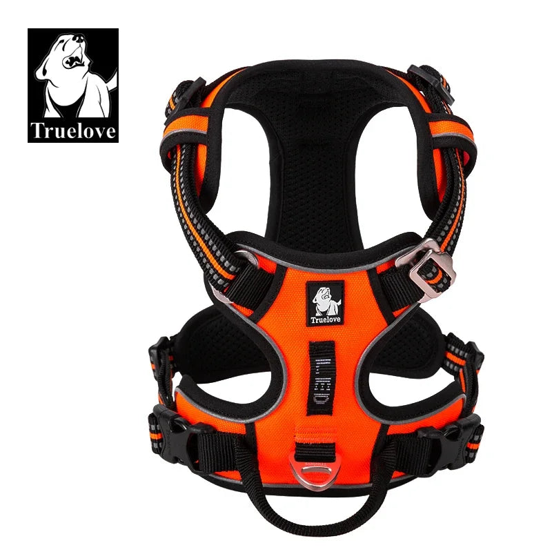 TRUELOVE Explosion Proof Dog Harness Camouflage Reflective Nylon