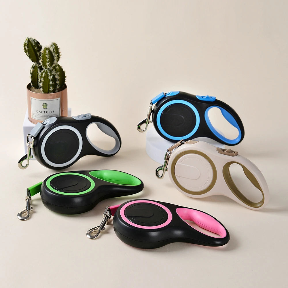 Durable Adjustable Retractable Dog Leash For Pets Everyday Use