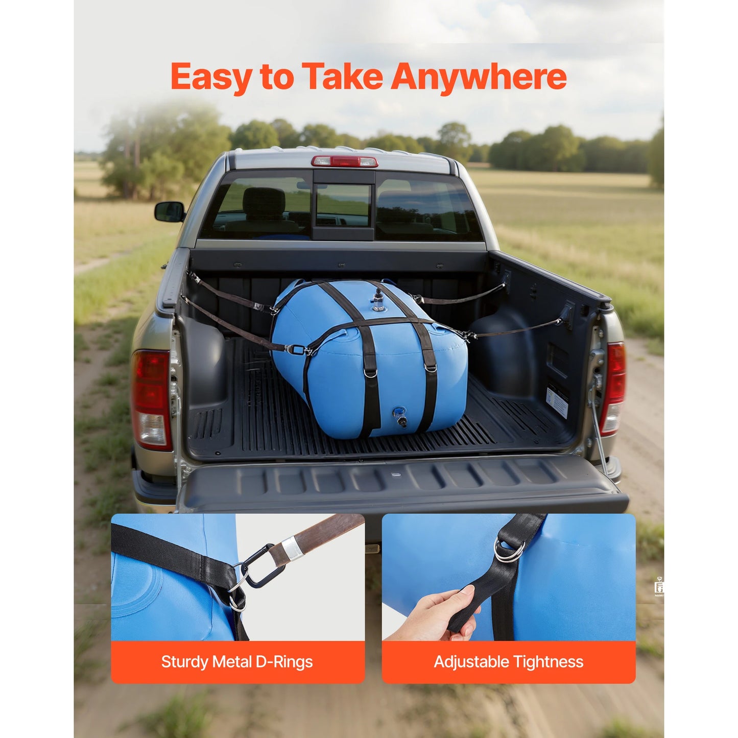 SucceBuy TPU Water Storage Bladder Portable Collapsible Bag For Camping