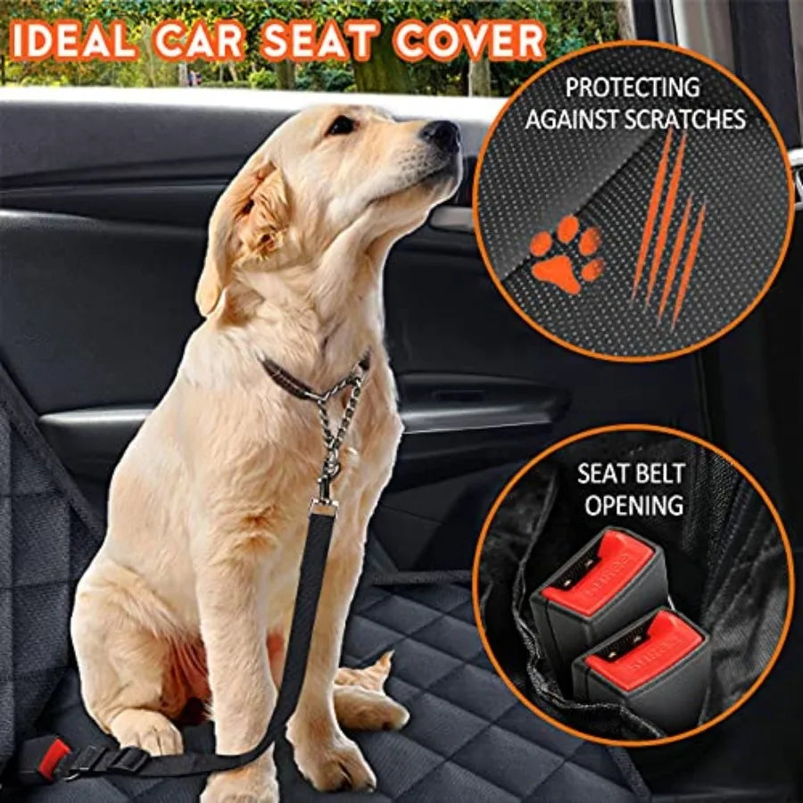 Dog Car Seat Cover Waterproof Non Slip Back Seat Protector