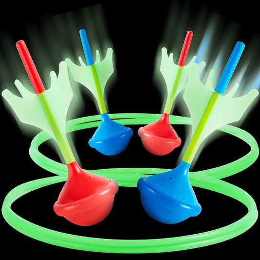 Joyfy Glow In The Dark Lawn Darts Game Set Outdoors