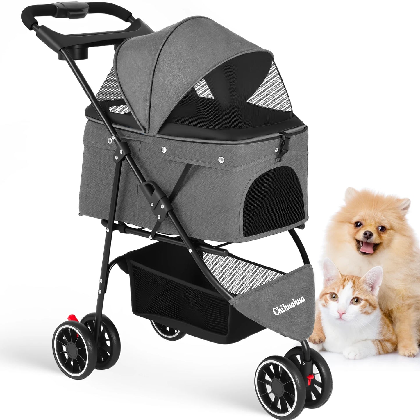 CHIHUAHUA Pet Stroller For Small And Medium Cats And Dogs