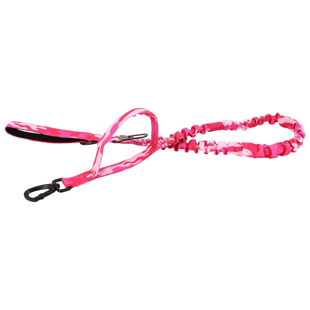 Adjustable Tactical Dog Leash With Dual Handles From Military Grade Nylon