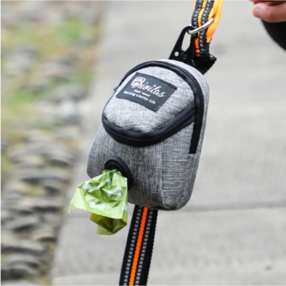 MOONBIFFY Portable Dog Training Treat Bag Dispenser Waist Pouch
