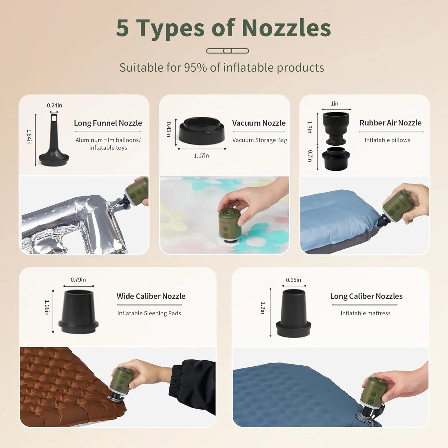 Naturehike Portable Multi Function Air Pump For Inflatable Mat