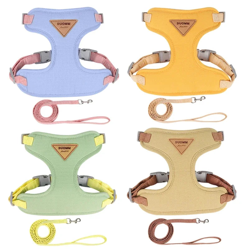 Breathable Puppy Harness And Leash Set For Small Pets