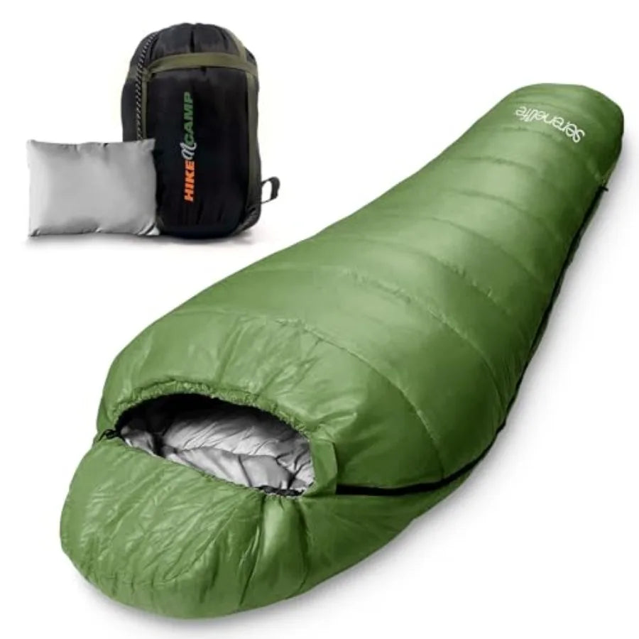 Military-Style Cotton Sleeping Bag For Extreme Cold Weather