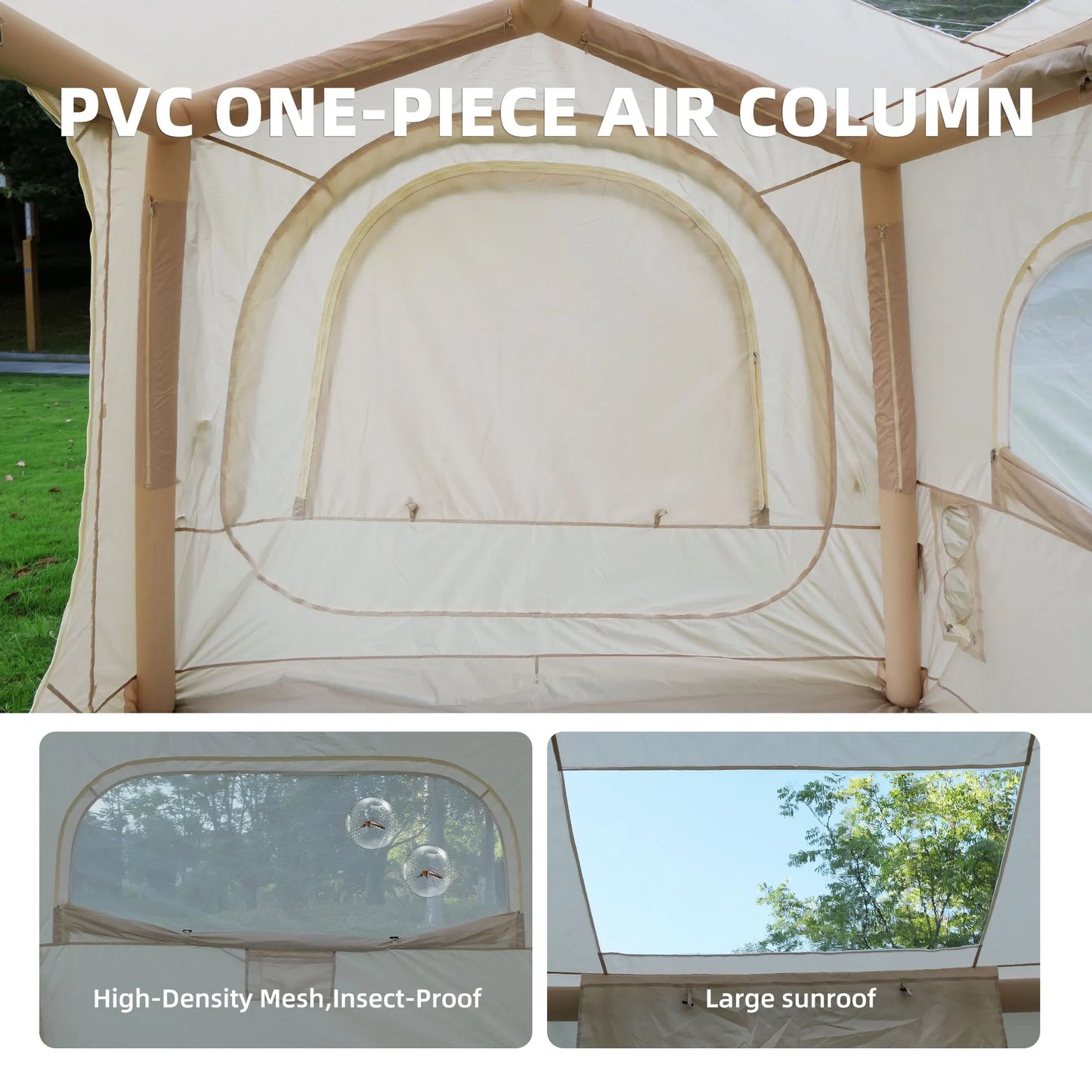 Inflatable SUV Camping Tent With Easy Setup Waterproof Glamping