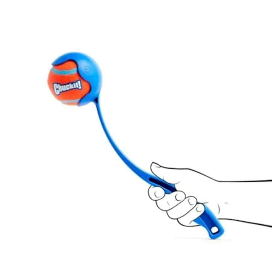 Dog Ball Launcher Plastic Pet Fetch Thrower For Dogs