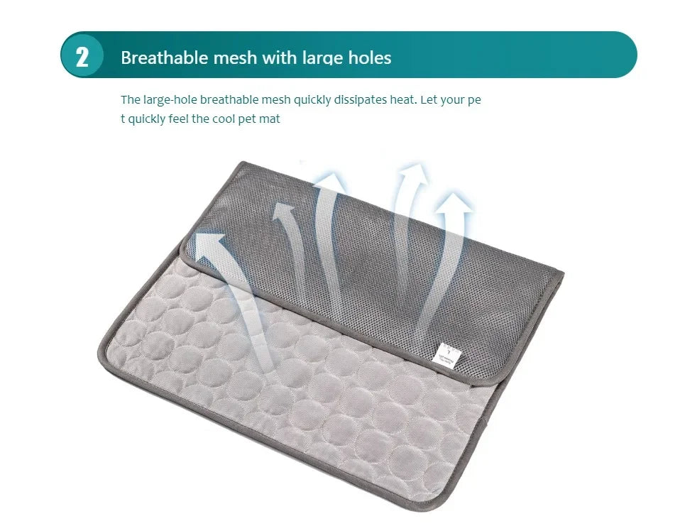 Dog Cooling Mat Self Cooling Pad For Pets Durable And Comfortable