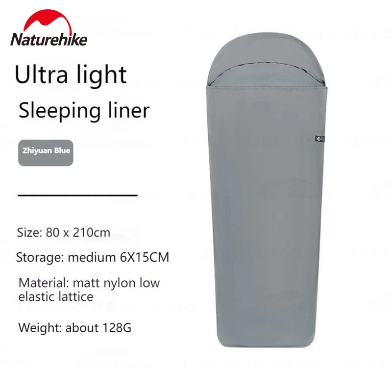 Ultralight 128g Sleeping Bag Liner Cotton Filled for Camping