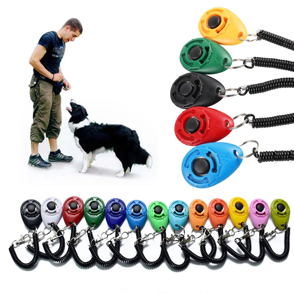 Dog And Cat Training Clicker With Adjustable Wrist Strap