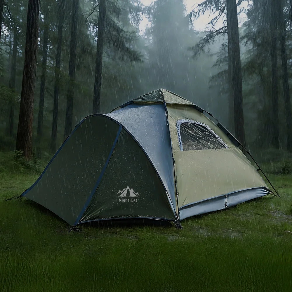 NightCat Pop Up Tent For 2 To 3 People Weatherproof