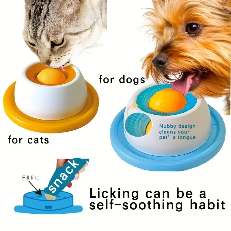 Interactive Cat Toy Slow Feeder Dispenser For Enrichment