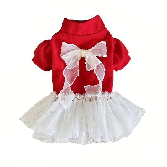 Christmas Checker Dog Dress From Pawstrip