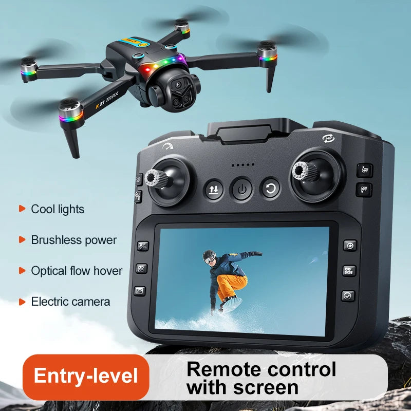 Max FPV Drone With Built In 4.3 Inch Screen Remote Controller