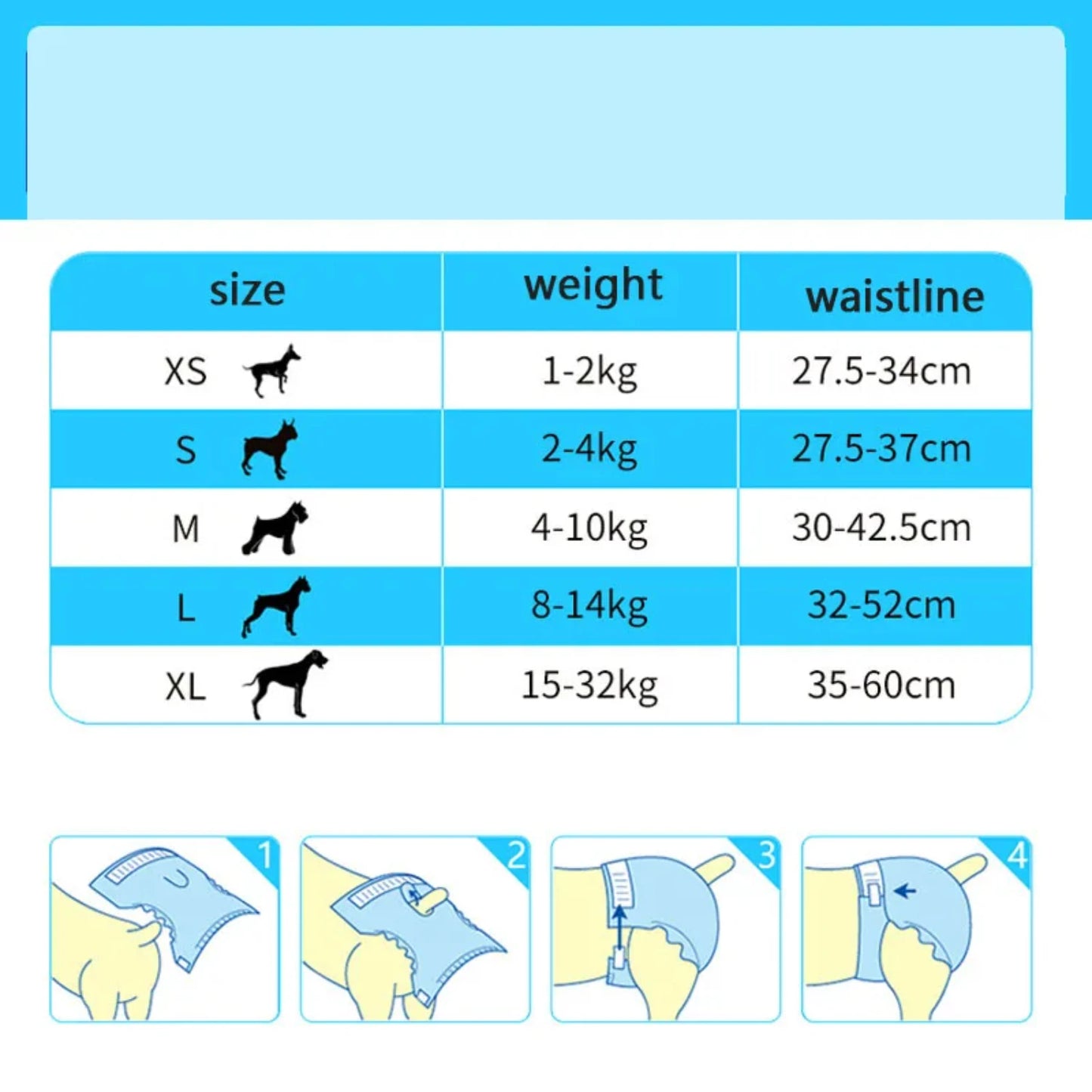 Super Absorbent Disposable Pet Diaper Nappies For Cat And Dog