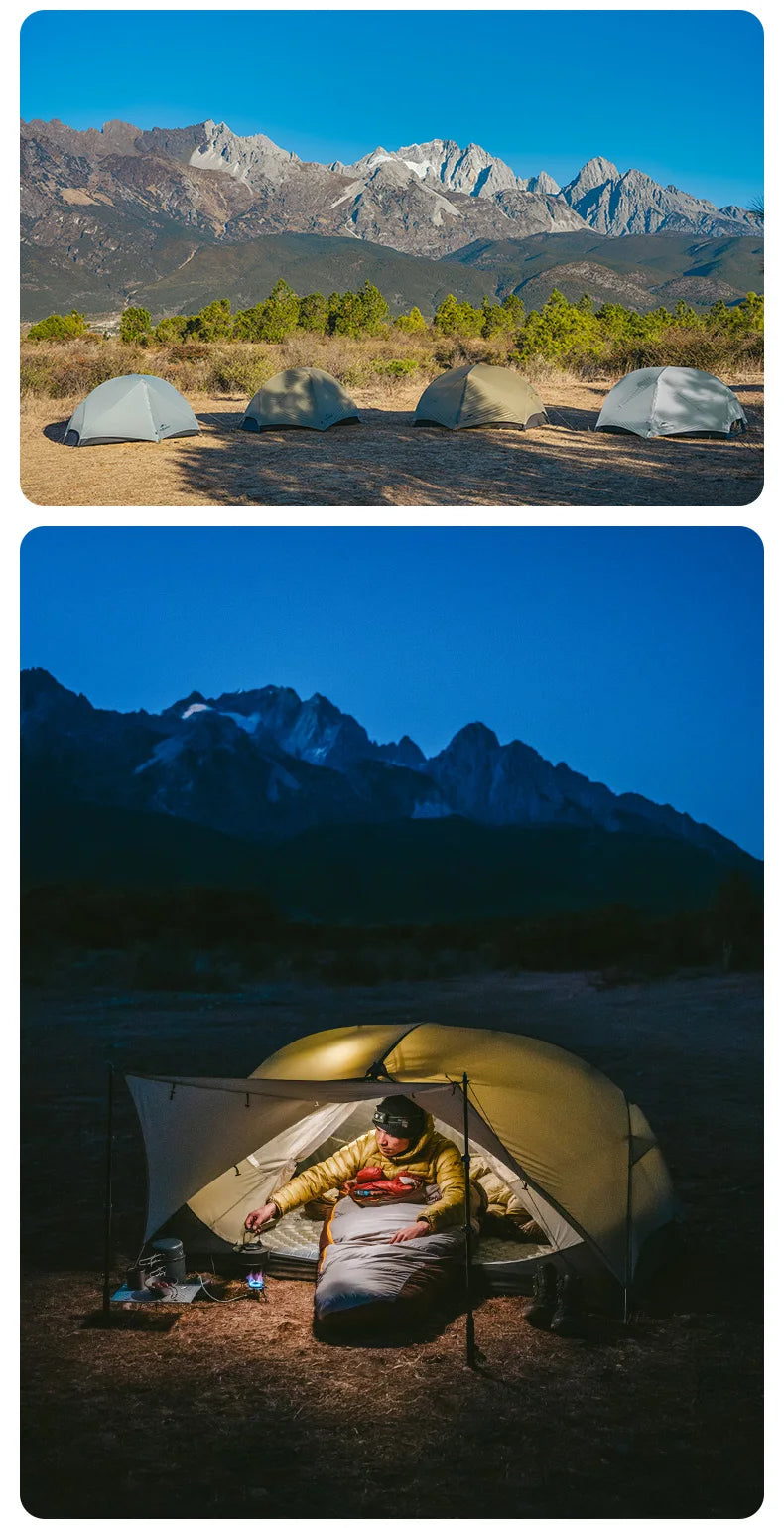 Naturehike Mongar Ultralight Backpacking Tent 15D Nylon Waterproof