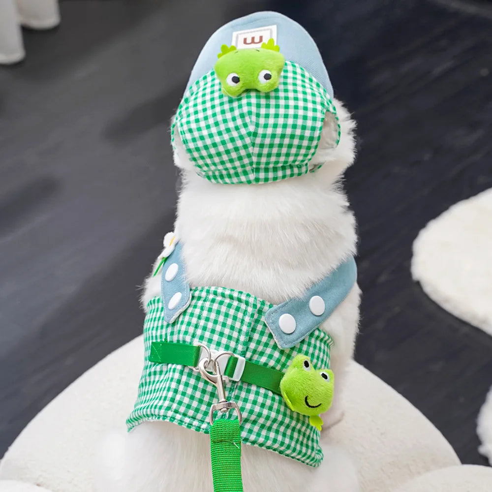 Duck Frog Spring Summer Pet Harness Set