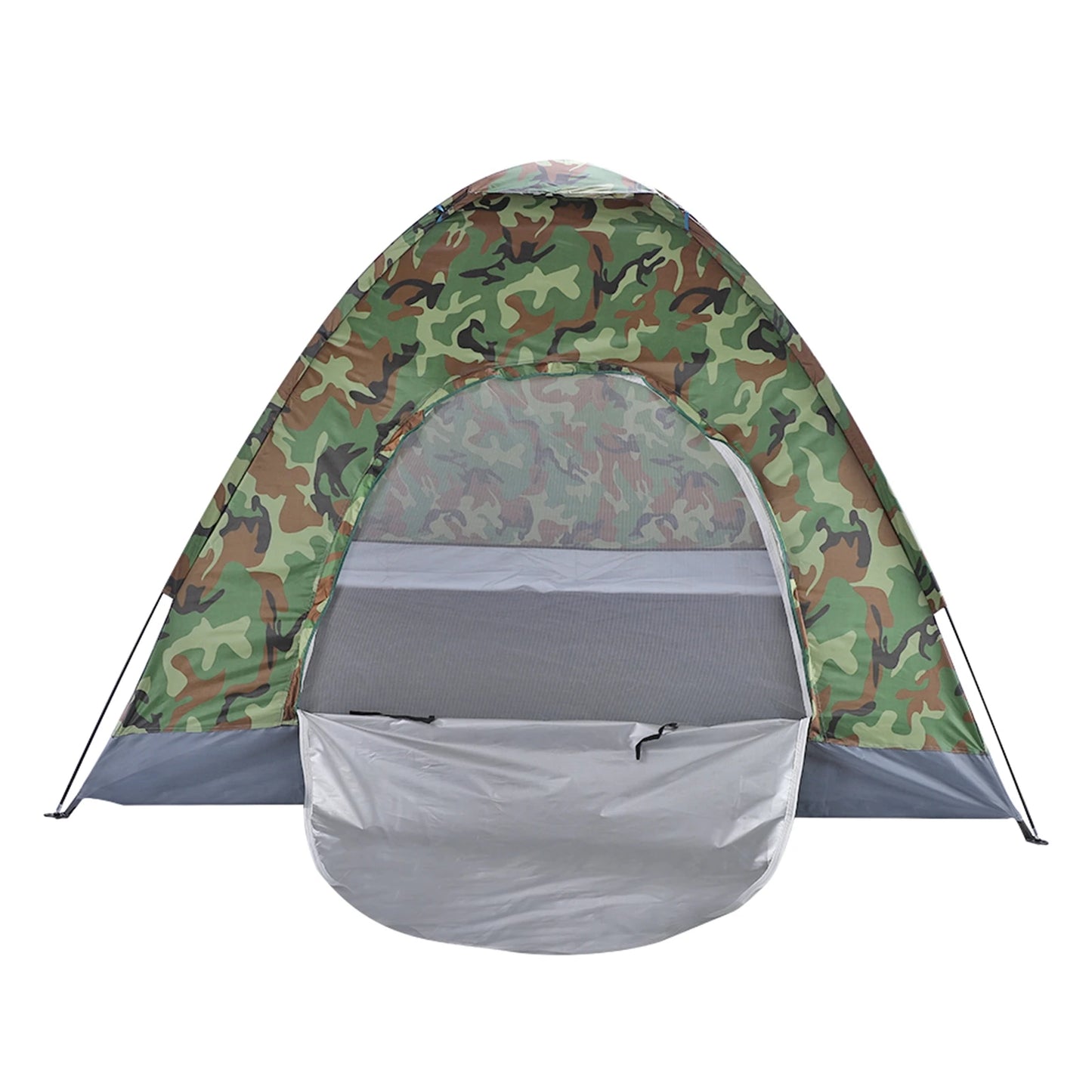 Family Camping Dome Tent Waterproof UV Proof With Fiberglass Poles