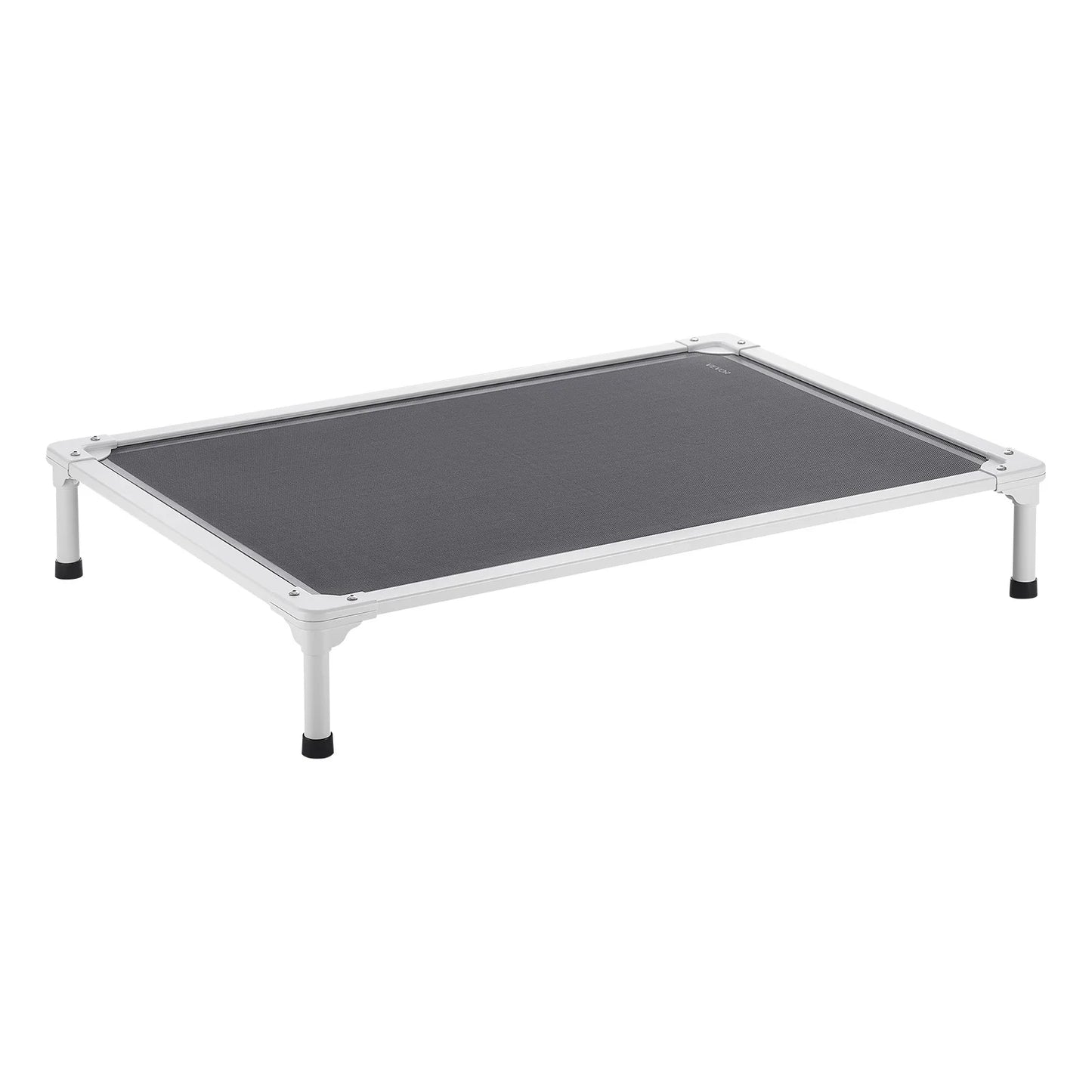 SucceBuy Elevated Dog Bed Portable Aluminum Frame Breathable Textilene Mesh