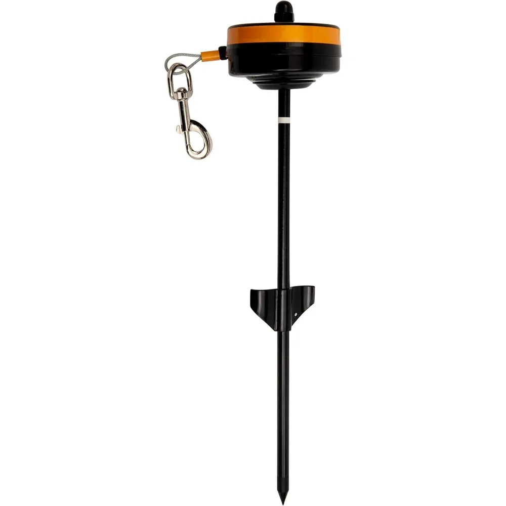 Lixit Bracket Mount and Stake Retractable Dog Leash Tie Outs