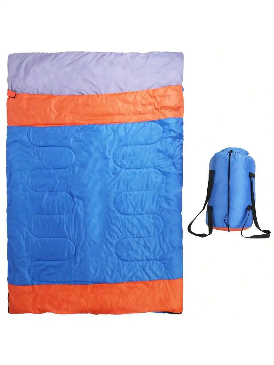Lightweight Water Resistant Sleeping Bag With Cotton Liner
