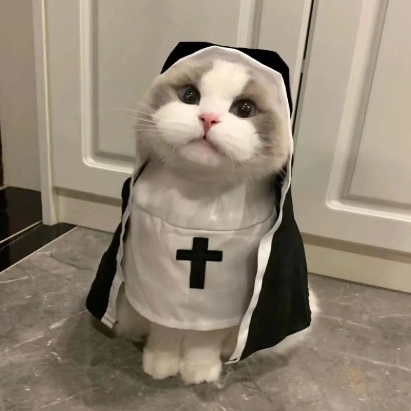 Funny Cat And Puppy Dress Up Cosplay Pet Clothes