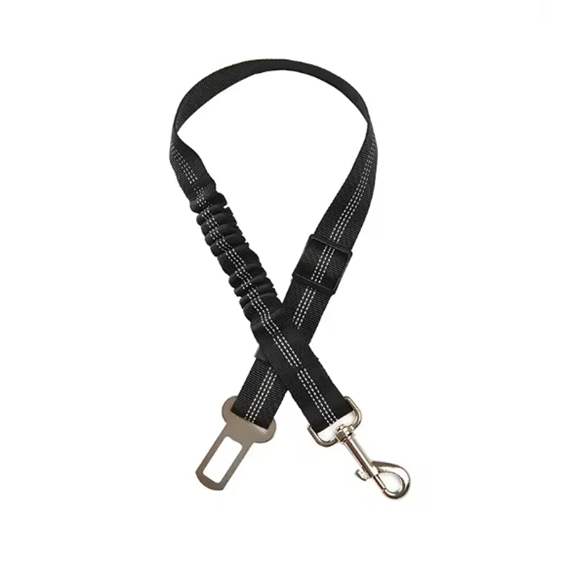 Dog Safety Car Seat Belt Leash With Elastic Traction