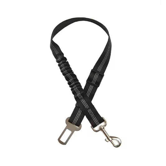 Dog Safety Car Seat Belt Leash With Elastic Traction