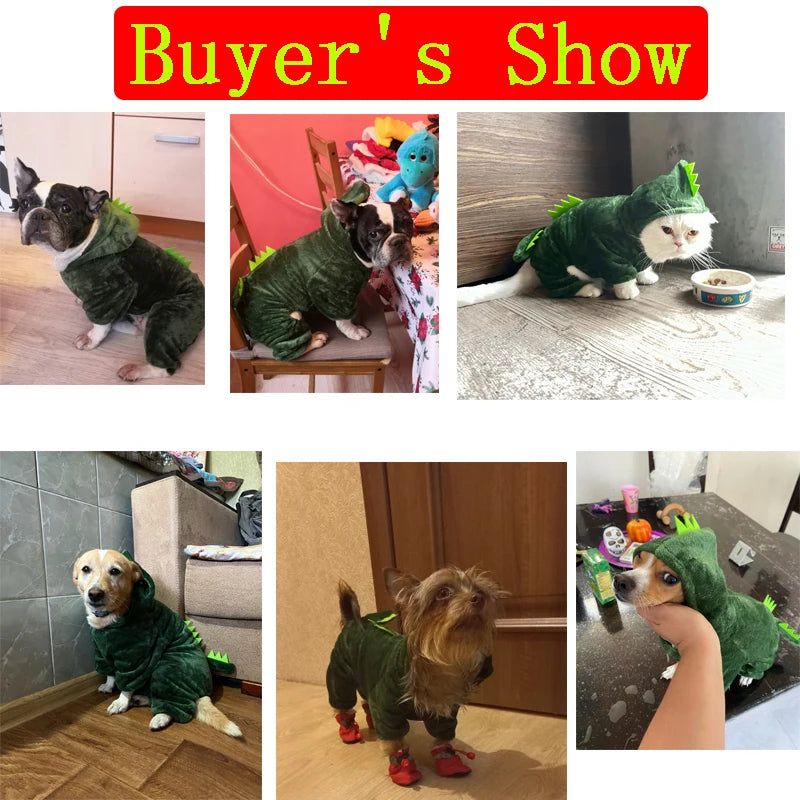 Pet Dog Clothes Fleece Jumpsuit For Small Dogs And Puppies
