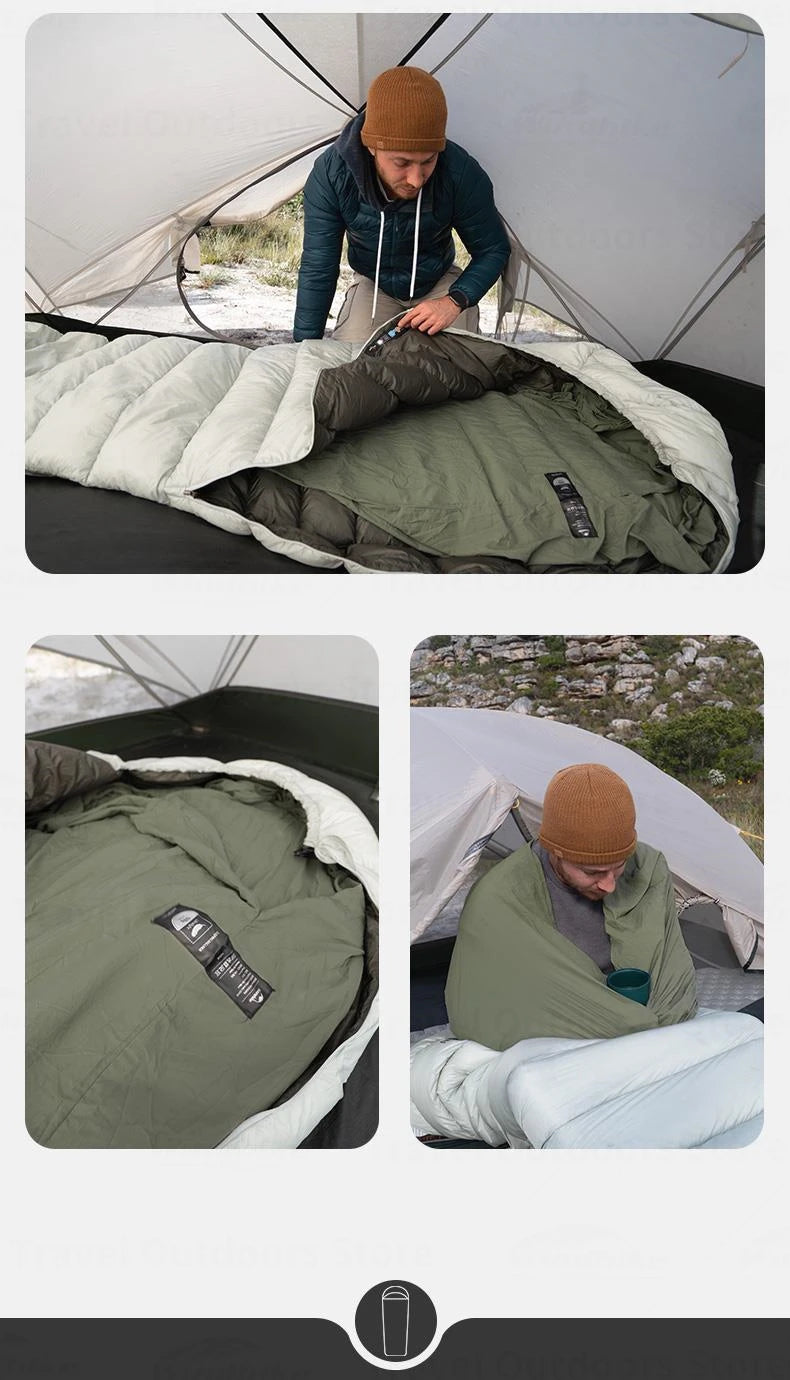 Ultralight 128g Sleeping Bag Liner Cotton Filled for Camping