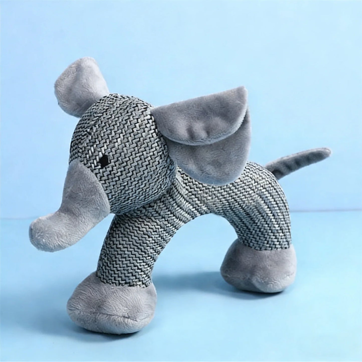 Interactive Squeaky Puppy Plush Dog Toy Cute Wear Resistant Material