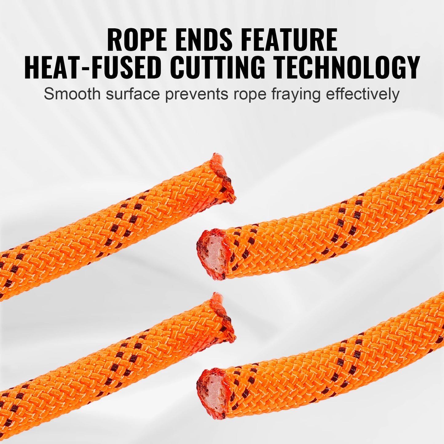 SucceBuy 120ft Dual-Weave Polyester Cord 3/8 1/2 inch 48-Strand Multi-Use Rope for Arborist Activities Adventures Versatile