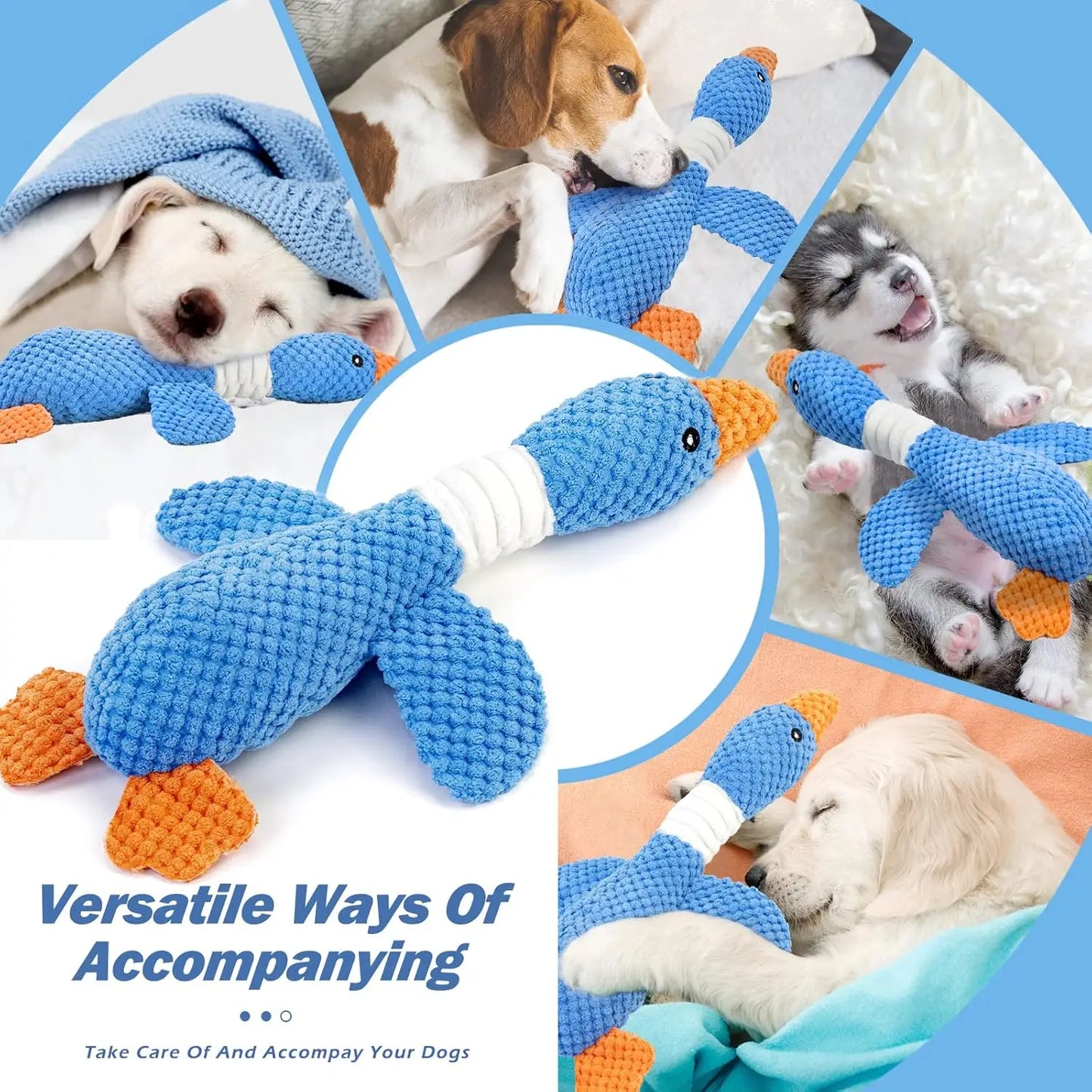 Goose Indestructible Dog Chew Toy for Aggressive Chewers