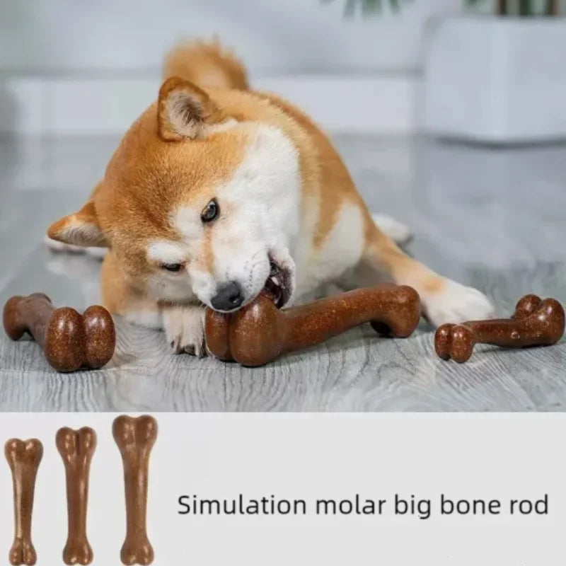 Natural Wooden Indestructible Dog Chew Toy For Puppies