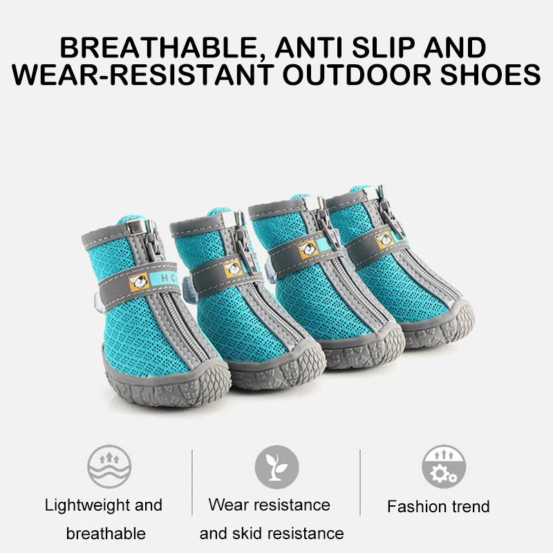 Hobbaggo Non Slip Breathable Dog Shoes With Warm Protection