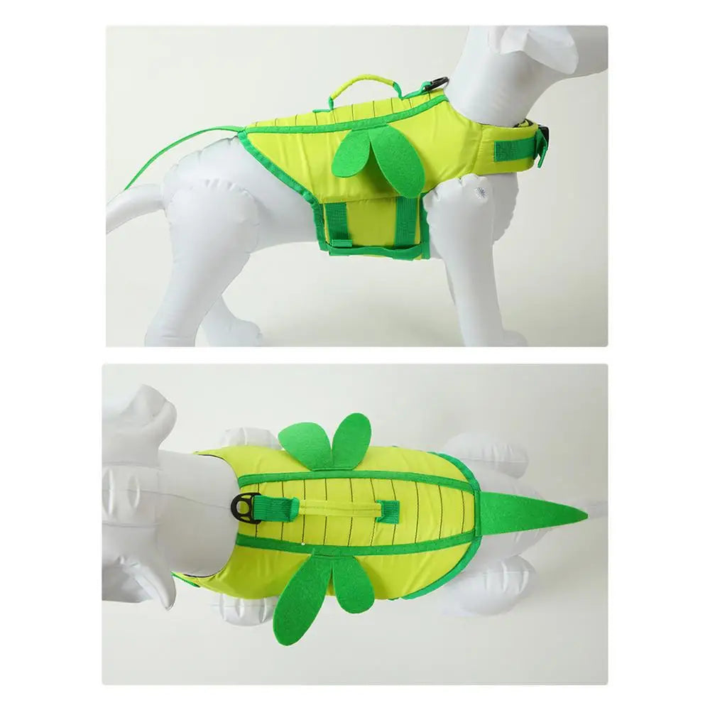 Dog Life Vest For Boating Ripstop Waterproof With Handle