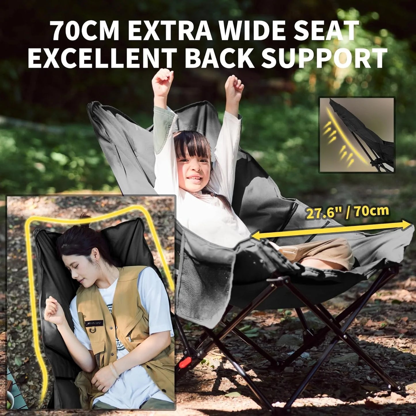 Naturehike Sea Star Recliner Moon Chair Folding Outdoor Chair