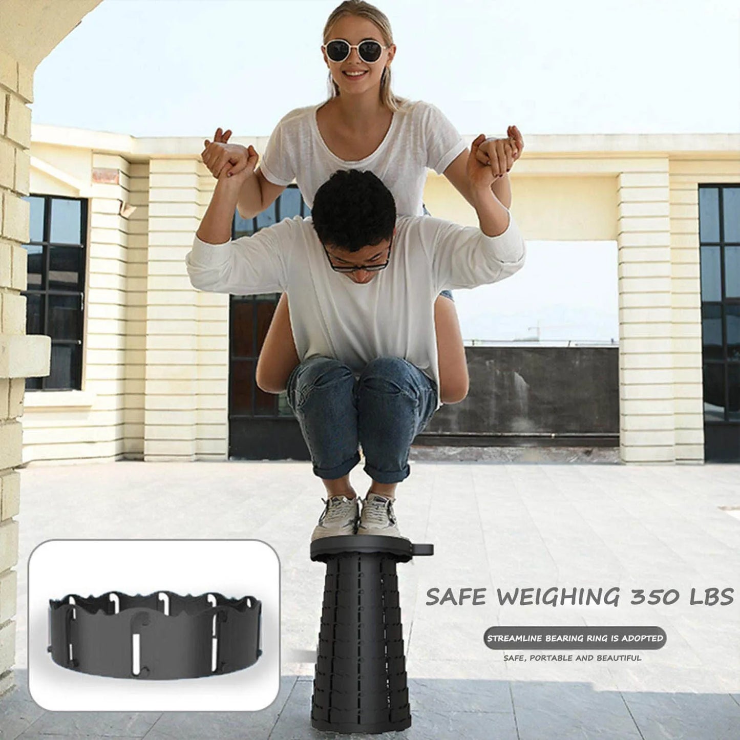 Portable Collapsible Camping Stool Lightweight And Sturdy