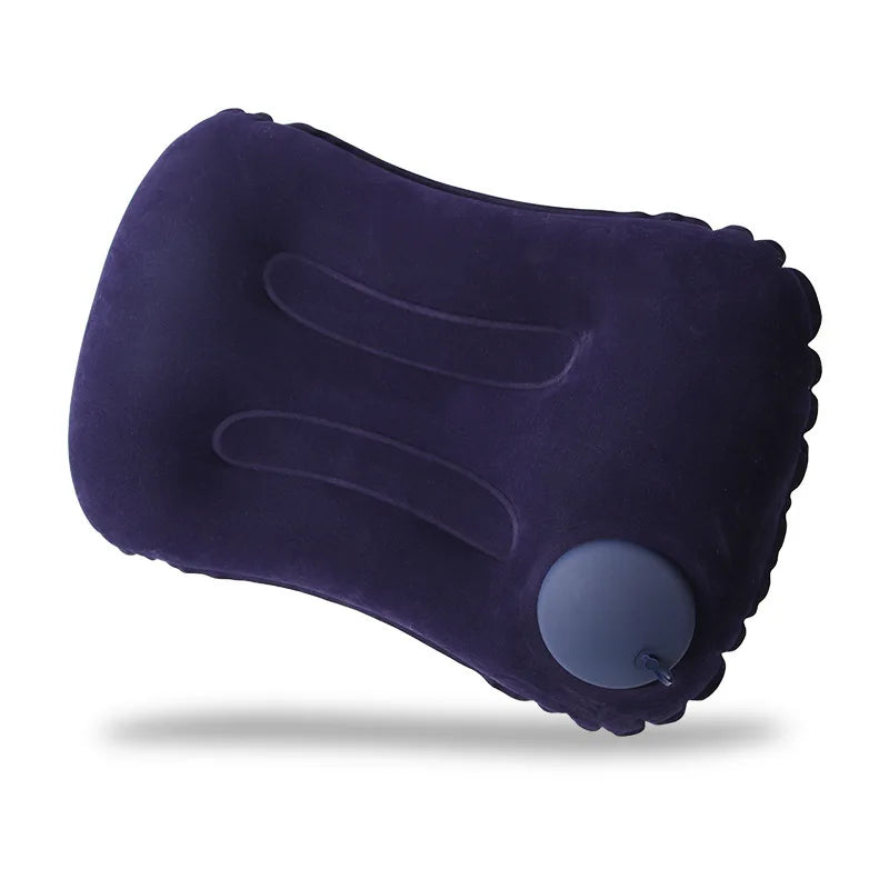 Portable Inflatable Pillow For Neck And Lumbar Support