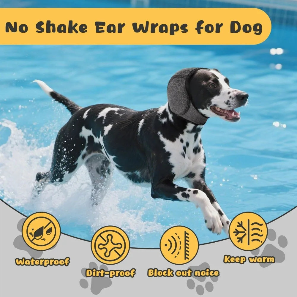 Dog Ear Noise Reduction Headband Calming Wrap For Grooming