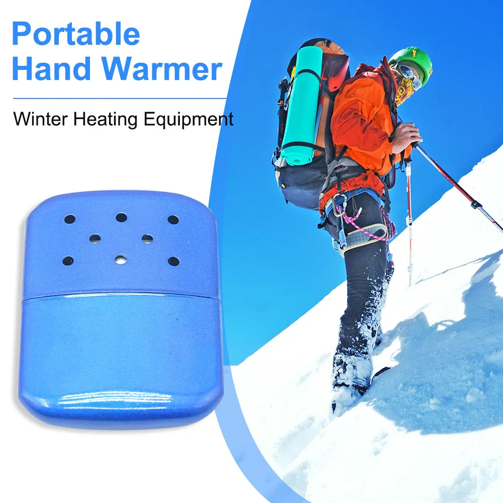 Apwikoger Refillable Catalytic Fuel Hand Warmer Portable Reusable Metal Alloy